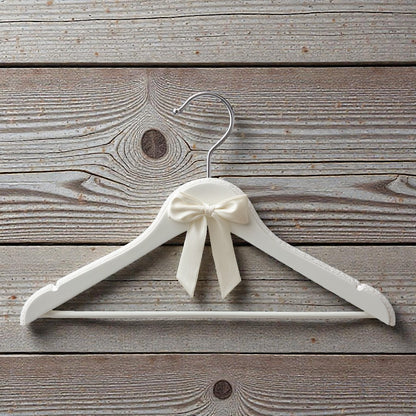 Kelvu Satin Padded Hangers for Delicates - Ivory (Pack of 10)